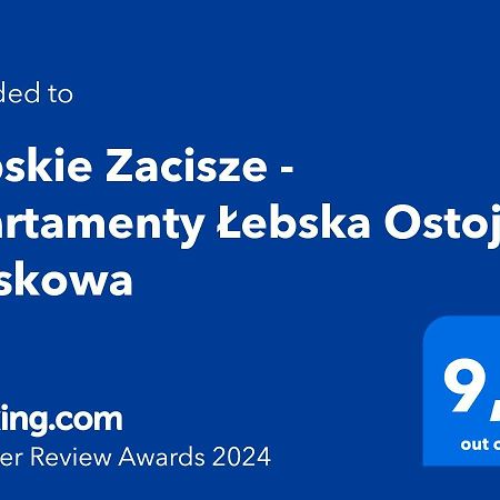 Lebskie Zacisze - Apartamenty Lebska Ostoja- Piaskowa Zarnowska Extérieur photo